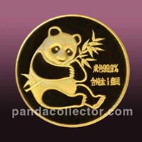 1982 China Gold Panda coin