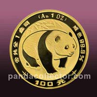 1983 China Gold Panda coin
