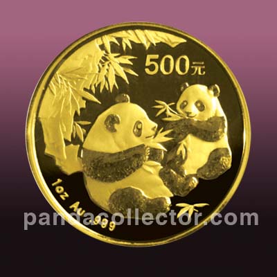 2006 Gold Panda coin 1 oz.