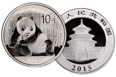 2015 silver Panda coin